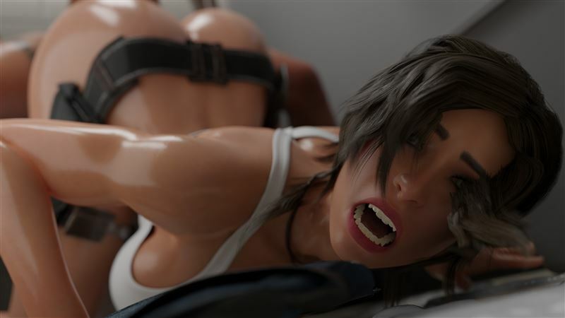Booperfooper - Lara Croft Gets Dicked In A Public Toilet