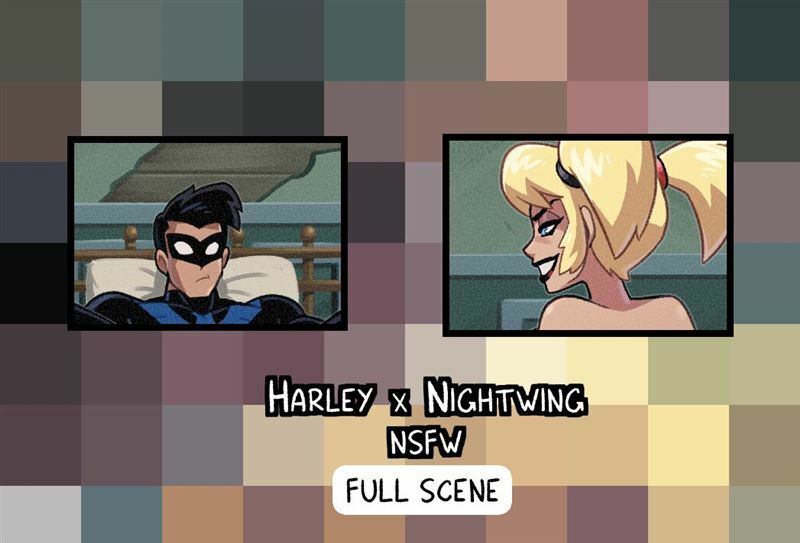 stupiddead skullhead - Harley X Nightwing