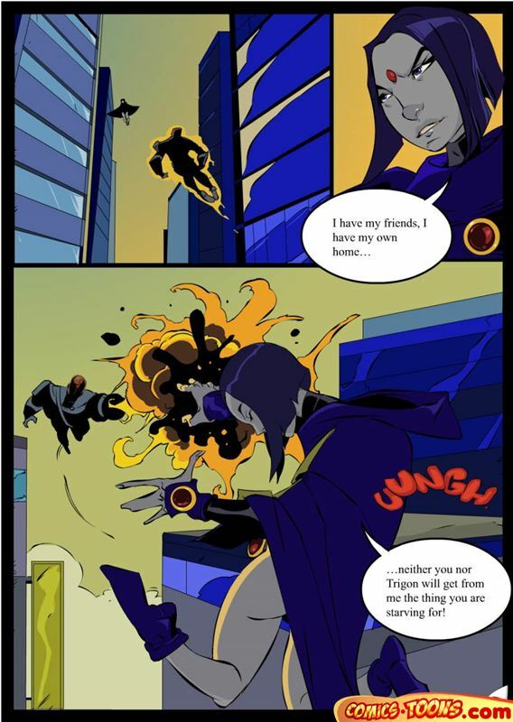 Okunev – Slade And Raven (Teen Titans)