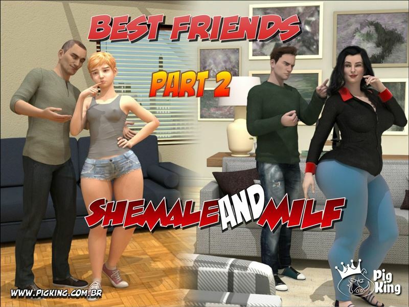 PigKing – Best Friends 2 – Shemale and Milf – French