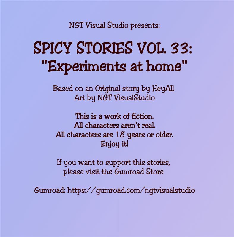 NGT Spicy Stories 33 - Experiments at Home