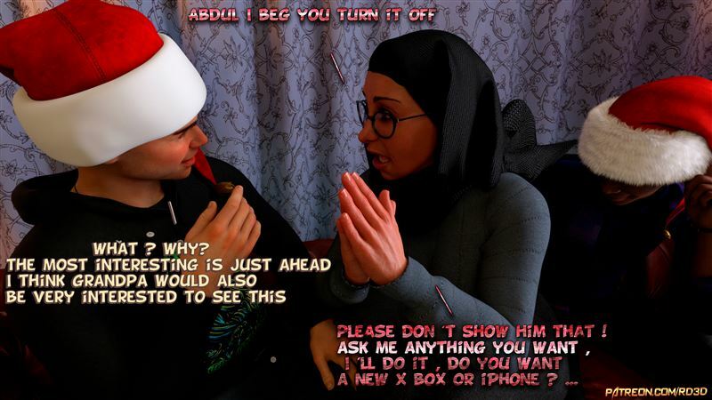 Real-Deal 3D - Hijab Amateurs gift for grandma text