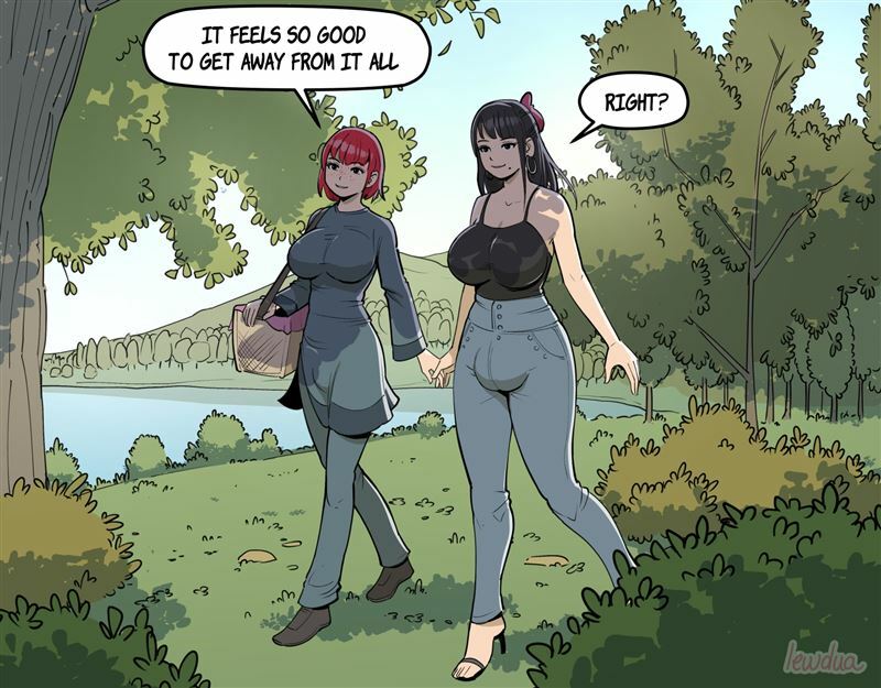 Lewdua – A Little Picnic By The Lake – Jade And Alison