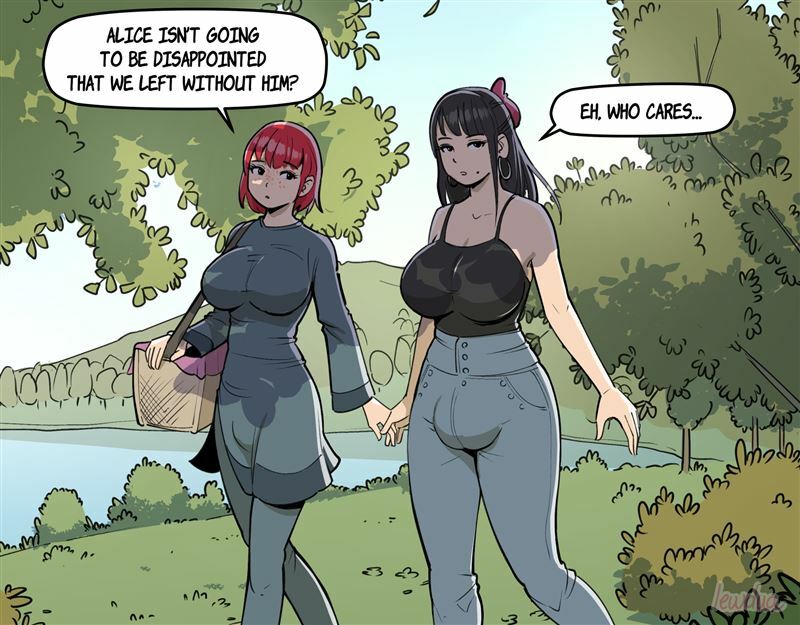 Lewdua - A Little Picnic By The Lake - Jade And Alison