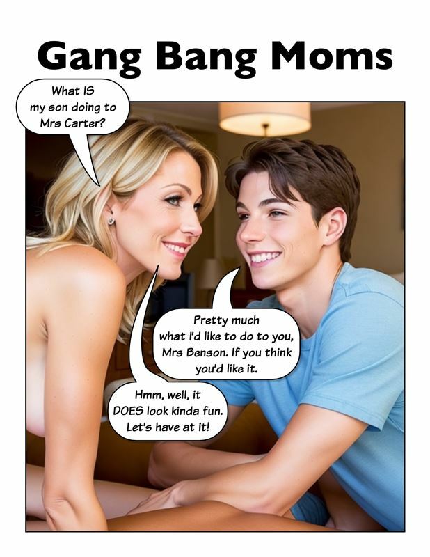Ai generated - Gang Bang Moms