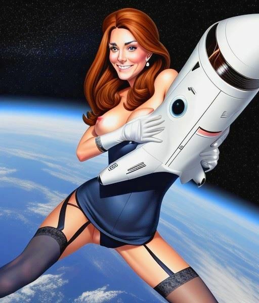 AI Generated – Space Princess, Kate Middleton.