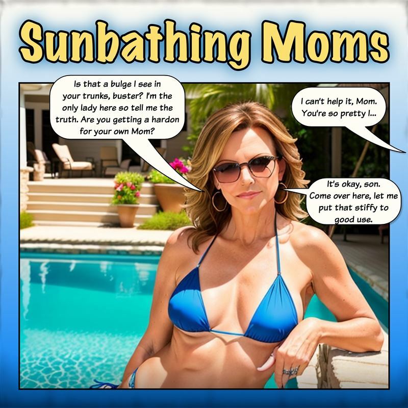 Ai generated - Sunbathing Moms