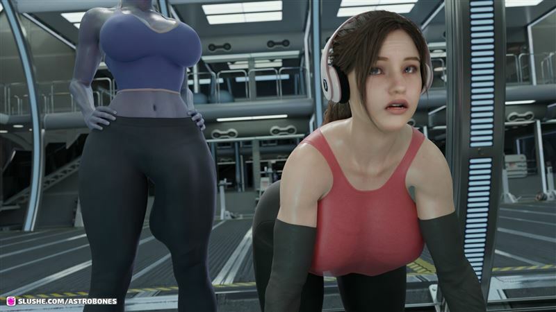 Astrobones - FUTA LIARA X CLAIRE REDFIELD - WORKOUT WITH THE NORMADY'S NEWEST CREWMATE