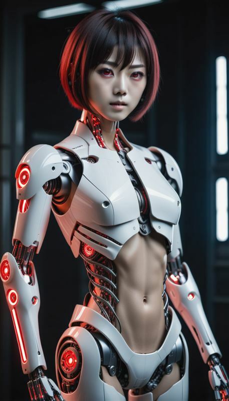Cyborg woman – AI Generated