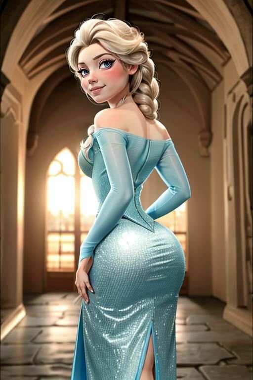 Litchaudhumide: Princess Elsa – AI generated