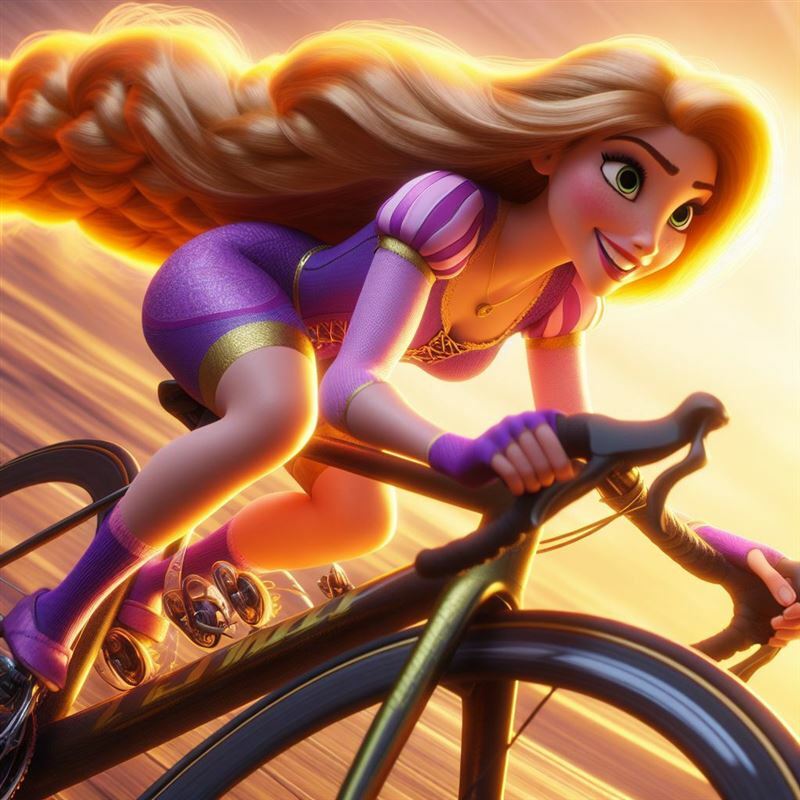 Patches – Bike Shorts – Rapunzel